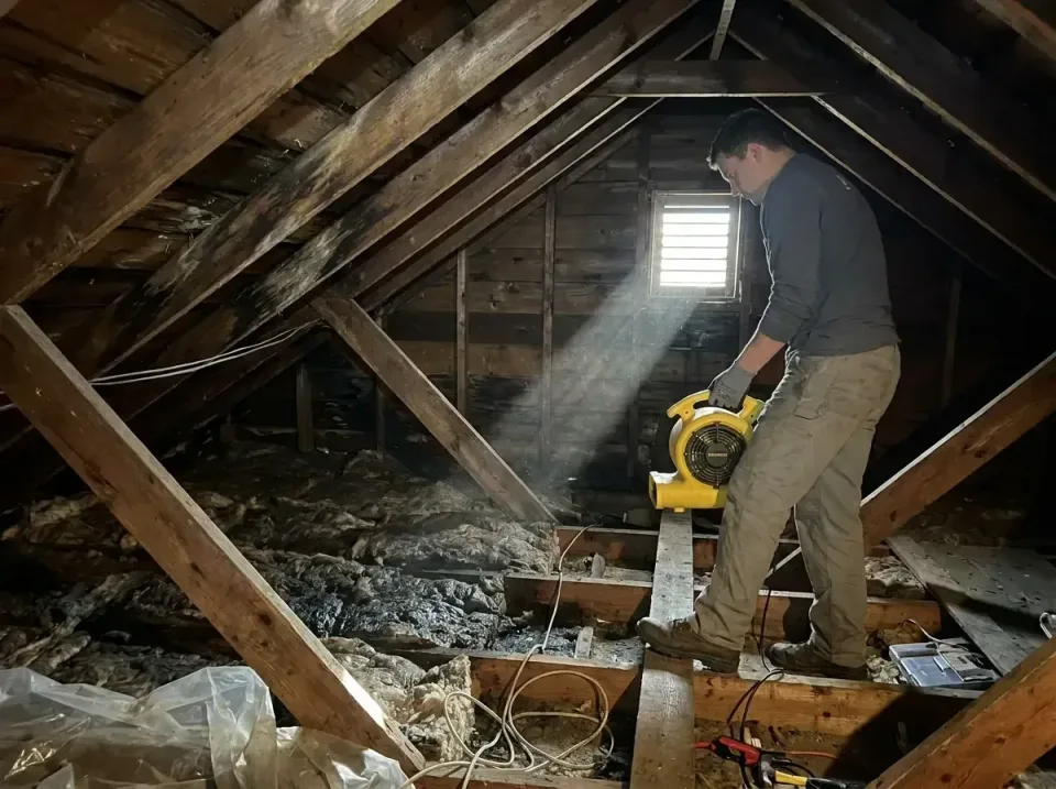 attic-water-damage-drying-proc-007 — frequently asked questions, Emergency Water Extraction & 24/7 Flood Response in Lawnsid…